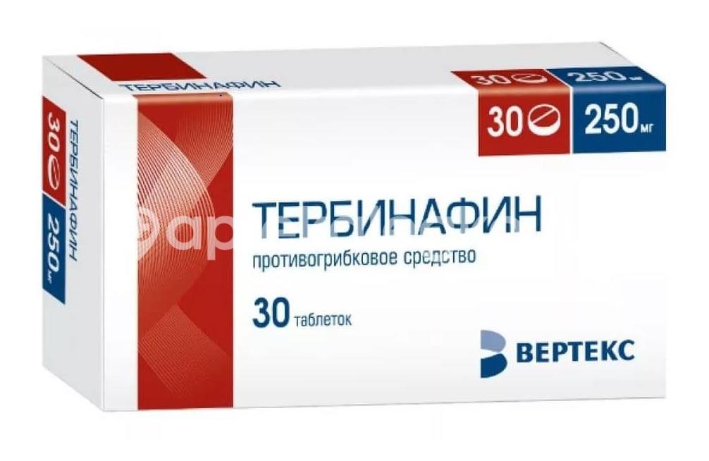 Тербинафин 250мг. 30шт. таблетки - 1