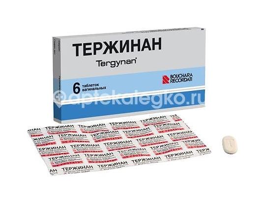 Тержинан 6шт. таблетки вагинальные - 2