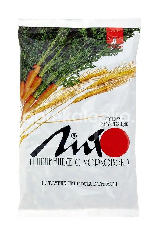 Изображение Лито отруби хрустящие  пшеничные морковь+кальций 200г.