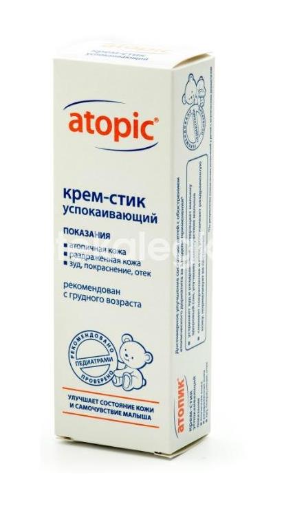 Атопик крем - стик успокаивающий для детей 0 + 4,9мл. пенал [atopic] - 5