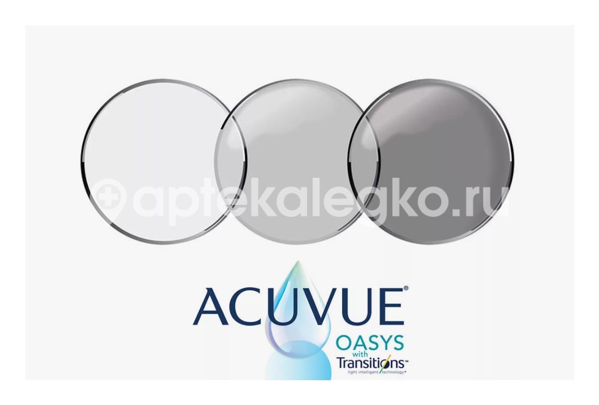 Линза контактная acuvue oasys with transitions -3,50 6шт - 2