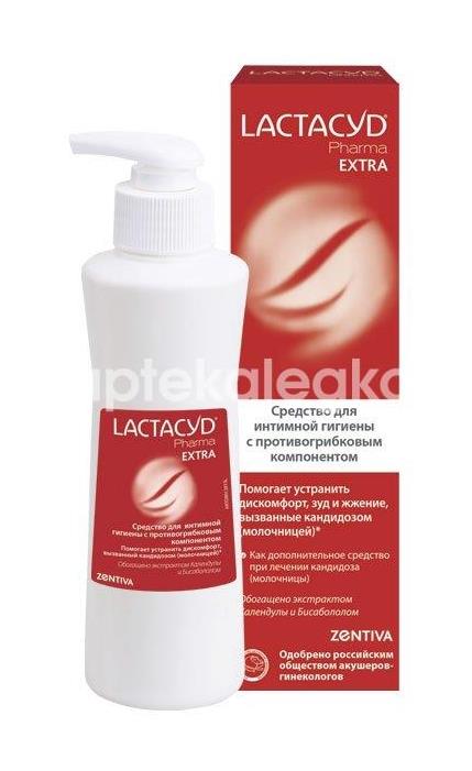 Лактацид фарма экстра лосьон для интимной  гигиены 250мл. дозатор (фемина) [lactacyd] - 1