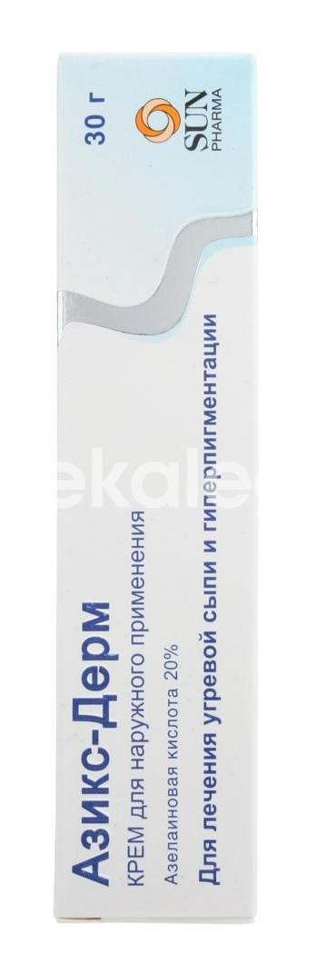 Азикс - дерм 20% 1шт. крем для наружного применения 30г. туба - 4