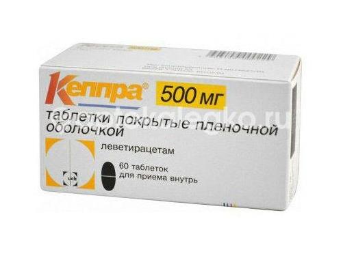 Кеппра 500мг. 60шт. таблетки покрытые пленочной оболочкой - 2