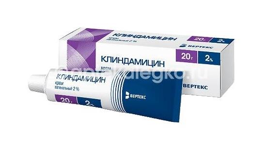 Клиндамицин 2% крем вагинальный 20г. туба с аппликатором - 2