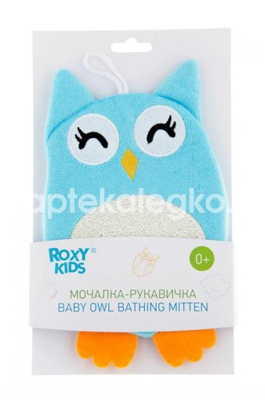 Roxy - rids мочалка - рукавичка baby owl bathing mitten 0 + - 5