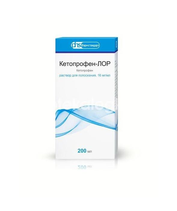 Кетопрофен лор 16мг./мл. раствор для полоскания 200мл. флакон - 2