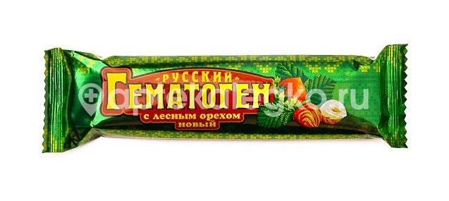 Гематоген русский лесной орех 40г. плитка - 2