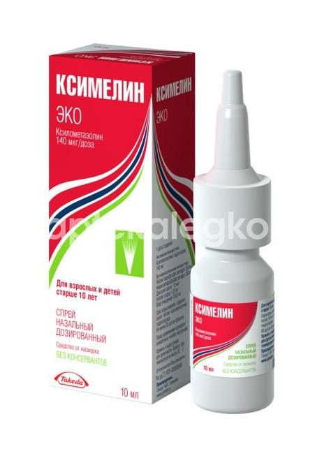 Ксимелин эко 0,1% спрей назальный 10мл. 60 доз - 1
