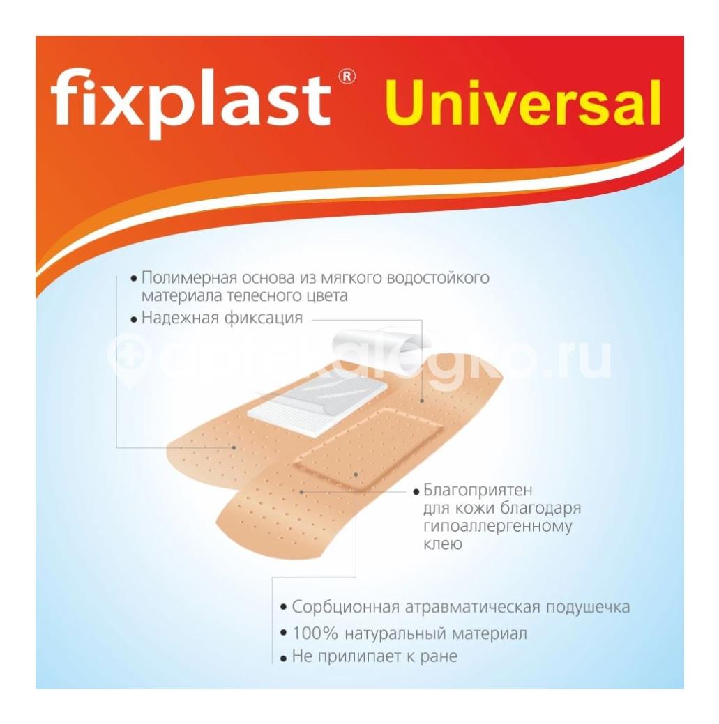 Fixplast пластырь медицинский бактерицидный антисептический универсальный 20 шт. - 4